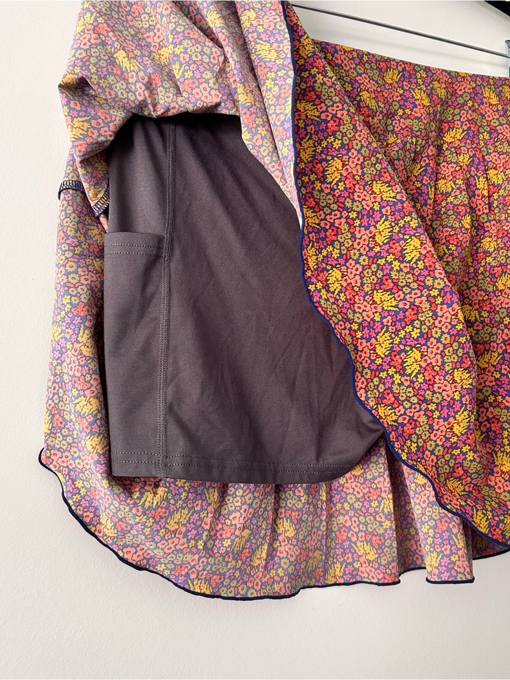 Toad&Co| Floral Pleated Circle Skirt in Floral Print sz Small - Picture 4 of 7